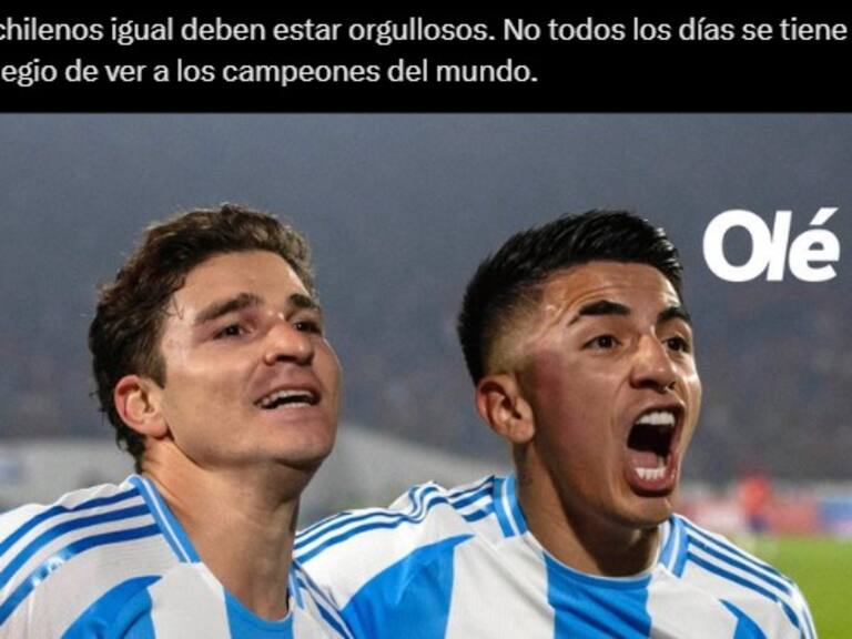 Prensa argentina se burla de Chile