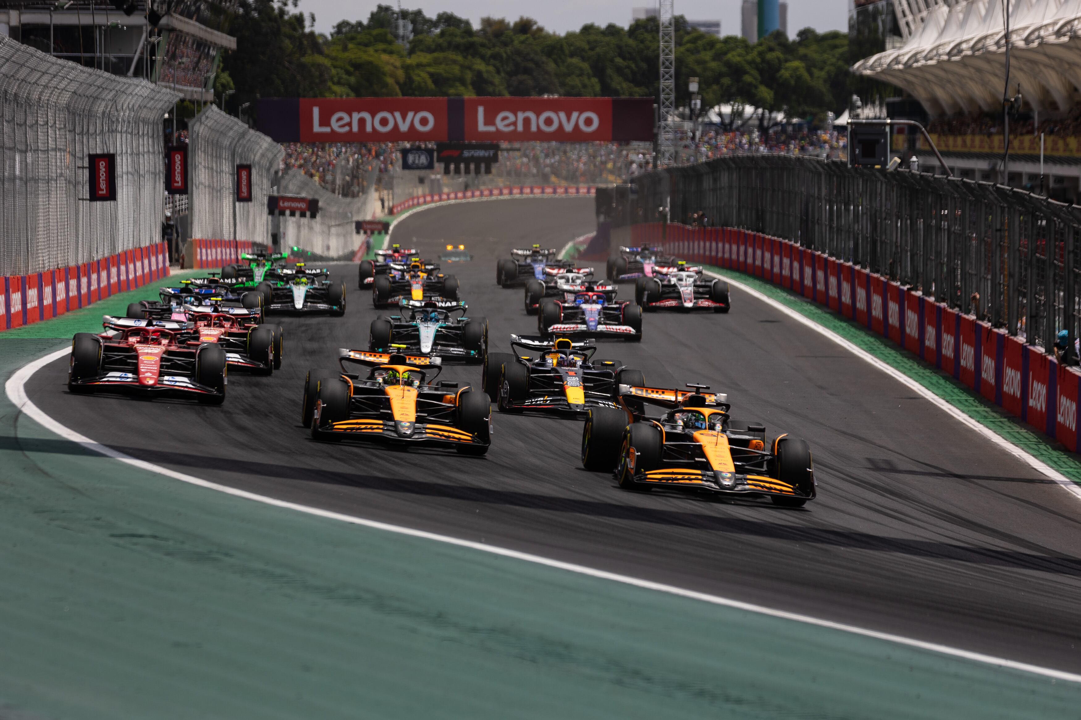 Si la lluvia lo permite: FIA reveló los nuevos horarios para la qualy y carrera del Gran Premio de Brasil de F1 | Getty Images