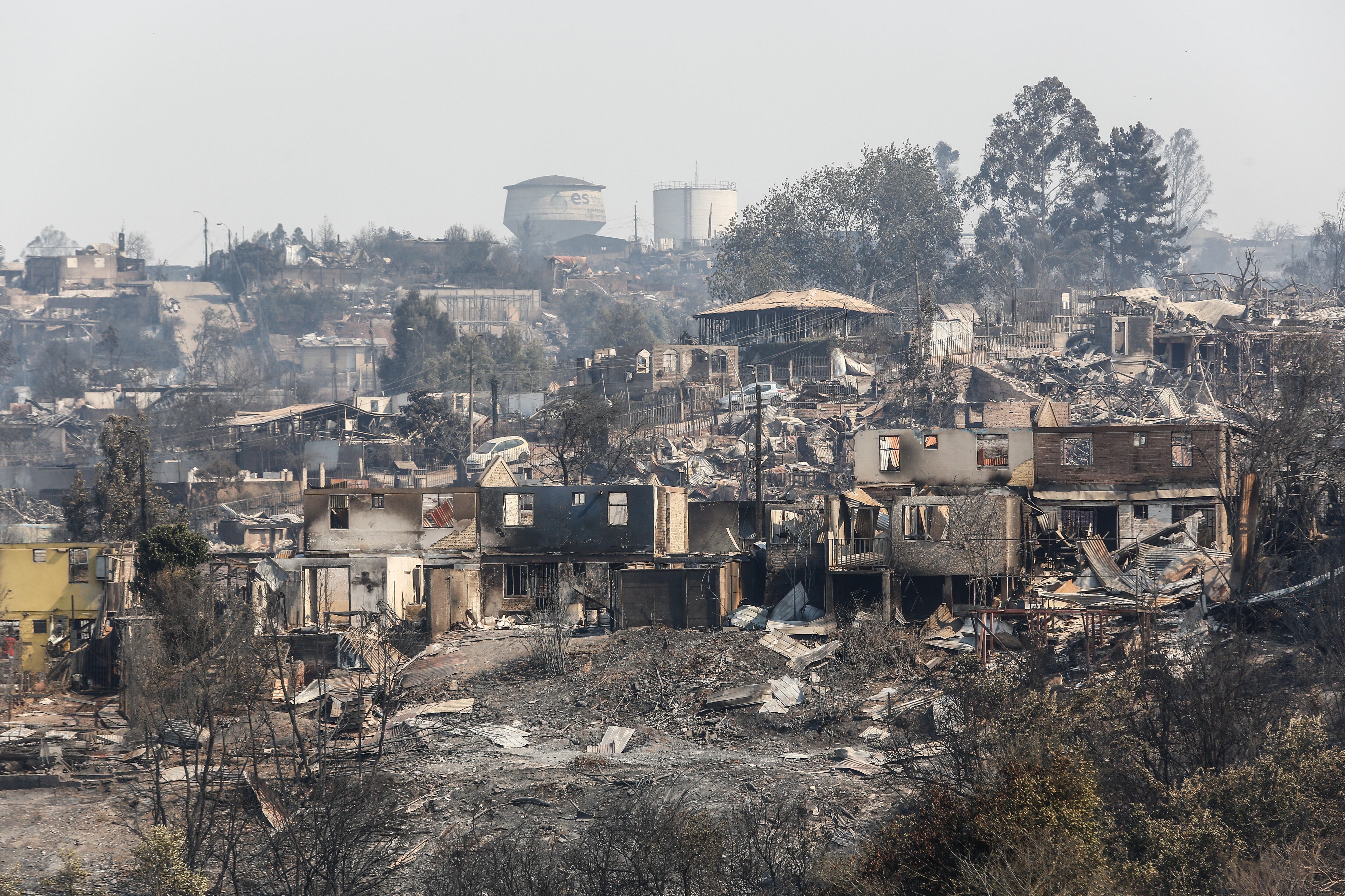 3 DE FEBRERO DE 2024 / VALPARAÍSO
Incendios forestales causan daños en el sector El Olivar, casas destruidas por el fuego
FOTO: DIEGO MARTIN/AGENCIAUNO