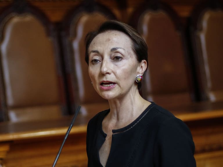La Ministra Vocera de la Corte Suprema, Gloria Ana Chevesich