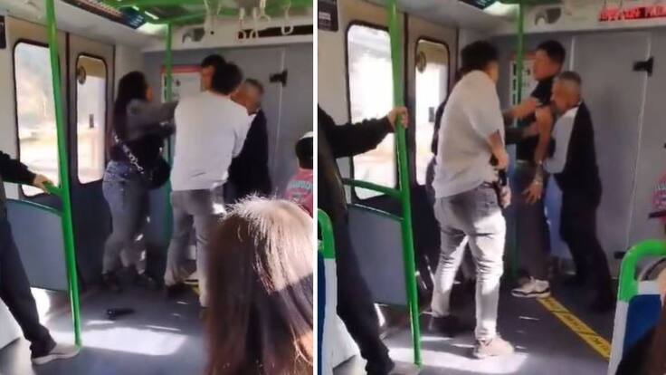 Denuncian a sujeto portando un arma de fuego en vagón del Metro de Valparaíso