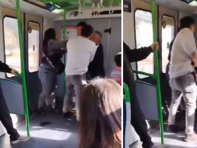 Fue reducido al interior del tren: denuncian a sujeto portando un arma de fuego en vagón del Metro de Valparaíso