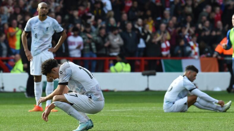 Batacazo en la Premier League: el colista Nottingham Forest sorprende y le gana al Liverpool
