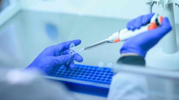 investigation and research dna, virus, bacteria