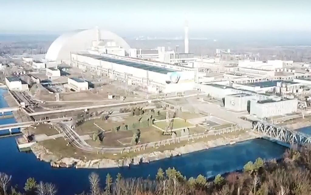 Imagen de la planta de energía nuclear Chernobyl en Ucrania