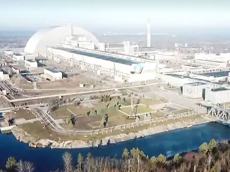 Imagen de la planta de energía nuclear Chernobyl en Ucrania