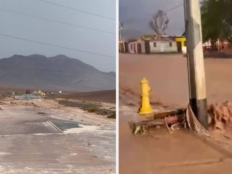 Piden Estado de Emergencia para Diego de Almagro: las imágenes que dejó la inundación en el norte de Chile