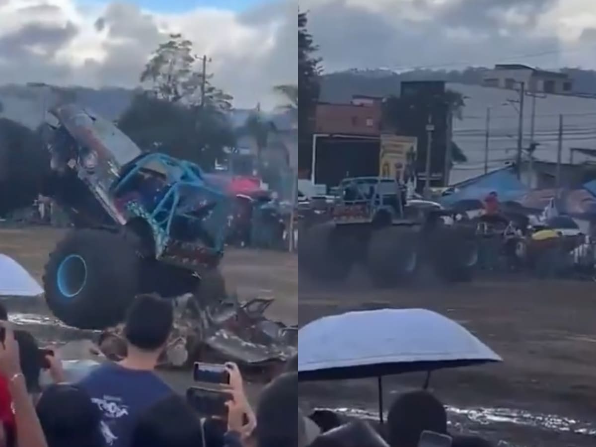 Tragedia en Colombia: piloto de Monster Truck pierde el control y atropella al público en pleno evento
