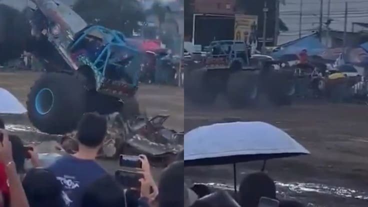 Tragedia en Colombia: piloto de Monster Truck pierde el control y atropella al público en pleno evento