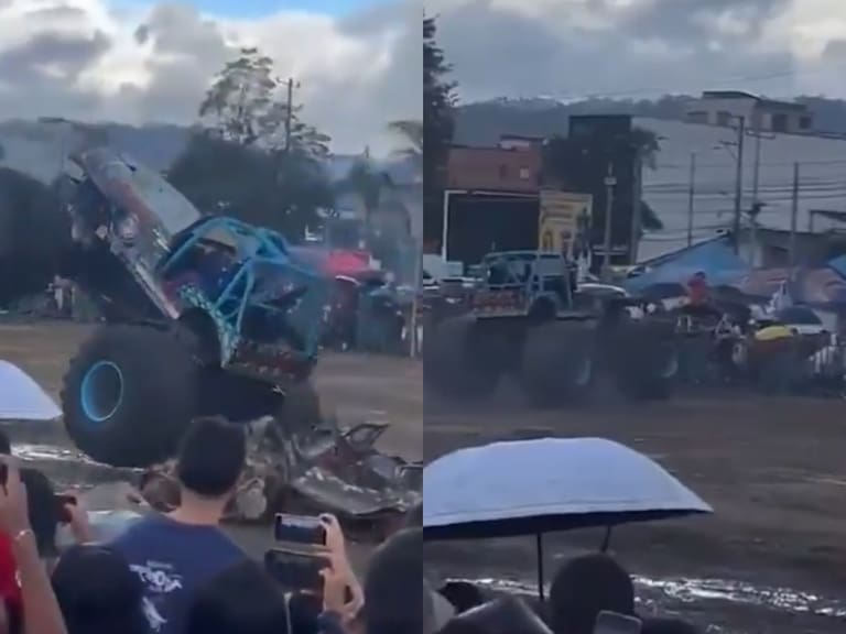 Tragedia en Colombia: piloto de Monster Truck pierde el control y atropella al público en pleno evento