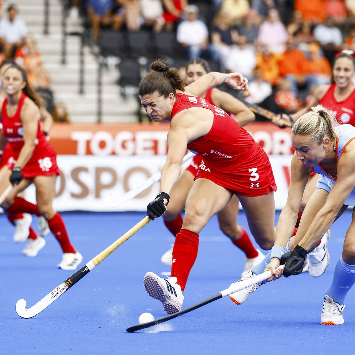 Las Diablas dan batalla, pero caen ante Países Bajos en su debut en el Mundial de Hockey Césped 2026