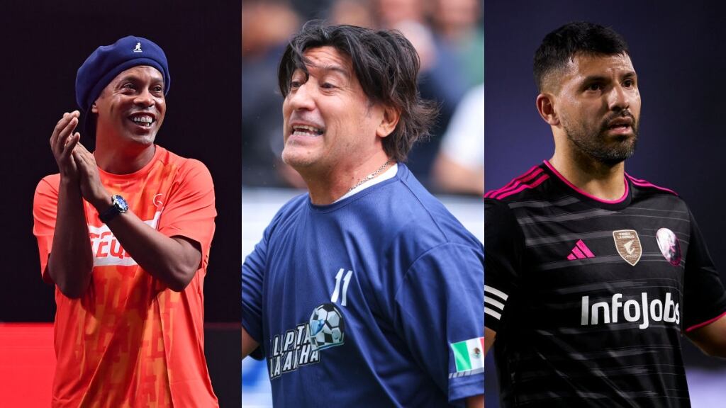 Ronaldinho, Iván Zamorano y Sergio Agüero.
