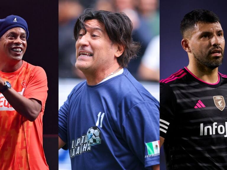 Ronaldinho, Iván Zamorano y Sergio Agüero.