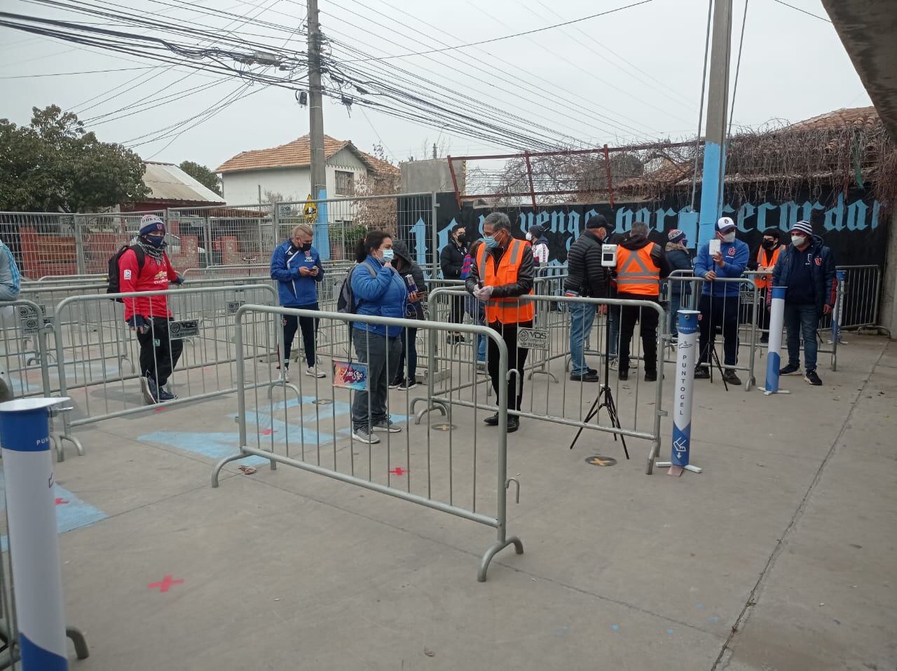 Así llegaron los hinchas de Universidad de Chile a El Teniente para ver el duelo ante Cobresal