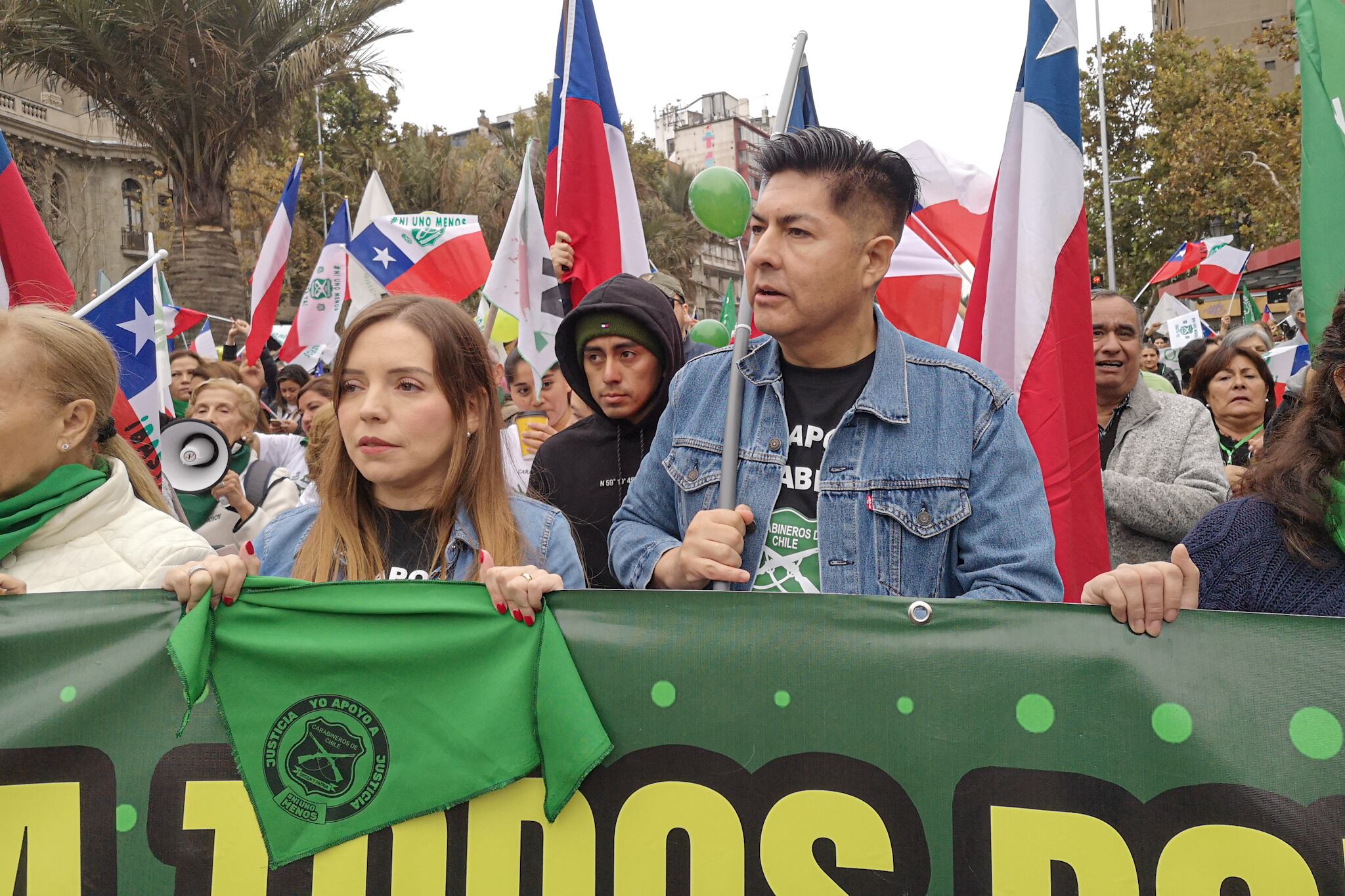 Camila Flores y Percy Marín