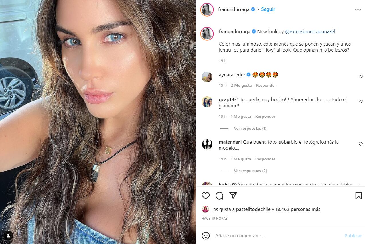 ¿Qué opinan?» Fran Undurraga estrenó nuevo look en redes sociales | Instagram