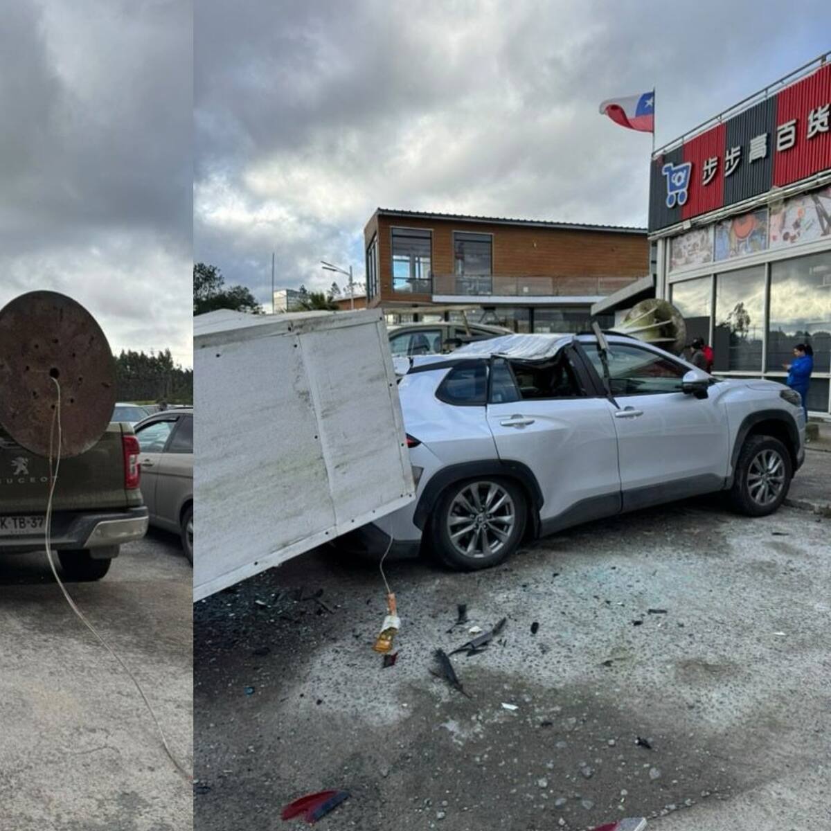 Sistema frontal en Los Lagos deja una mujer muerta por caída de árbol y más de 15 mil hogares sin luz