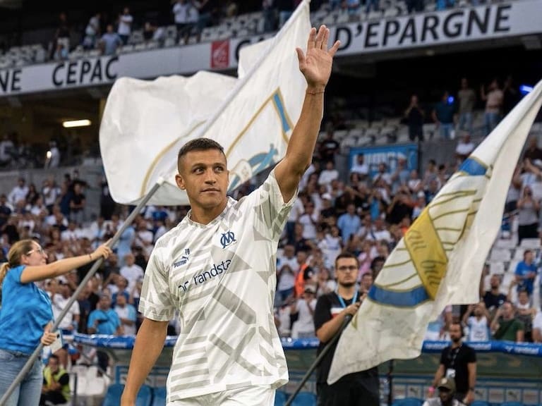 ¡Ovacionado! El espectacular recibimiento que tuvo Alexis Sánchez en su primer partido de local con el Marsella