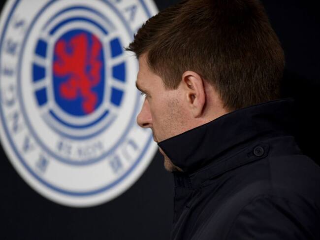 Gerrard como entrenador del Rangers Football Club