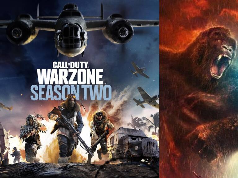 Godzilla vs King Kon y Call of Duty Warzone