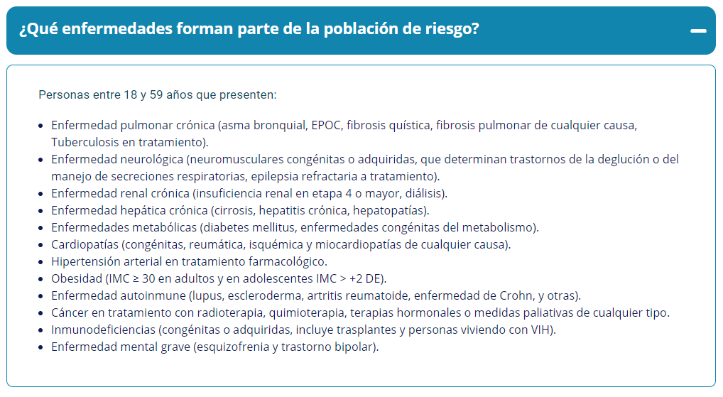 Enfermedades crónicas / Ministerio de Salud