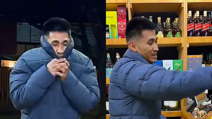 “Vengo de la montaña, cag... de frío”: El Chino saca su faceta de influencer y protagoniza curioso video en redes