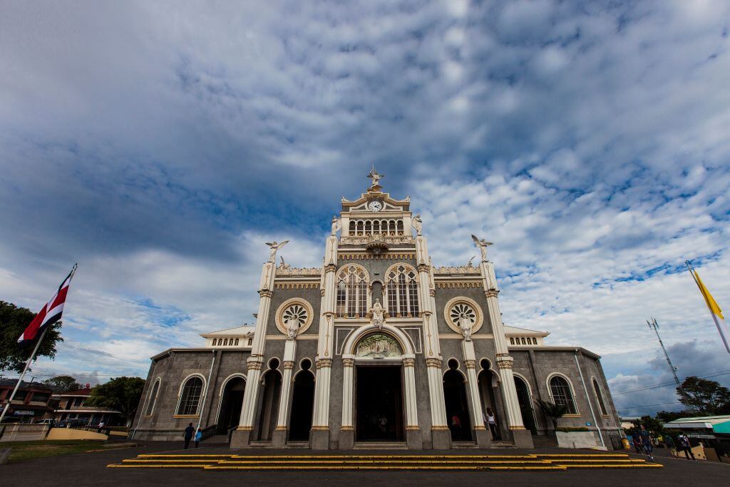 Una iglesia católica de la ciudad de Cartago en Costa Rica