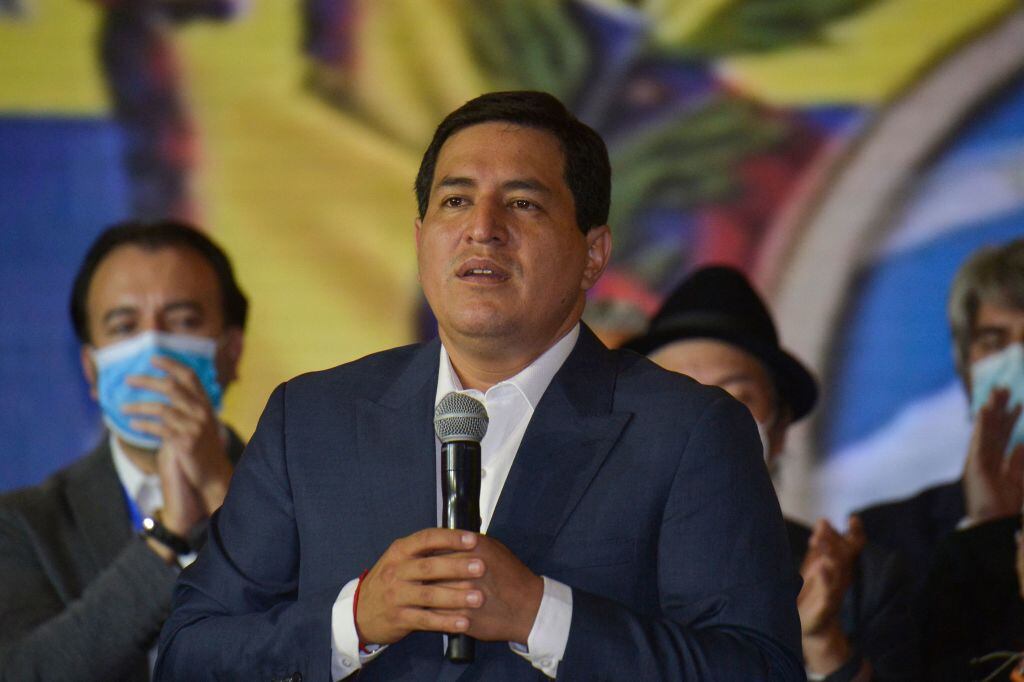 El excandidato presidencial ecuatoriano Andrés Arauz