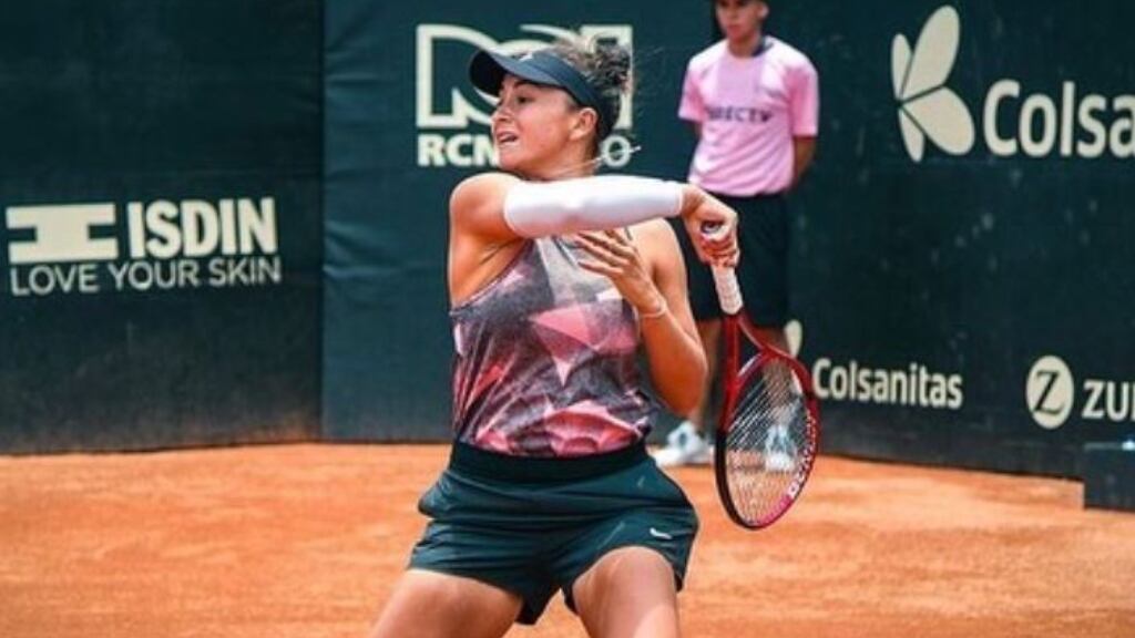 Bárbara Gatica, número 1 del tenis femenino de Chile: "No me esperaba estar en esta posición tan rápido este año en singles"