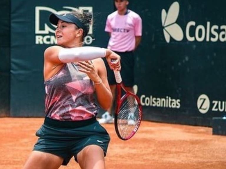 Bárbara Gatica, número 1 del tenis femenino de Chile: &quot;No me esperaba estar en esta posición tan rápido este año en singles&quot;