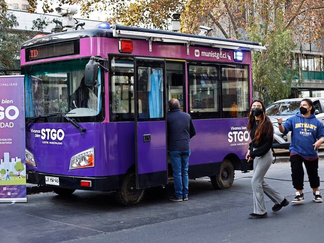 Bus eléctrico de denuncias. / Agencia Uno