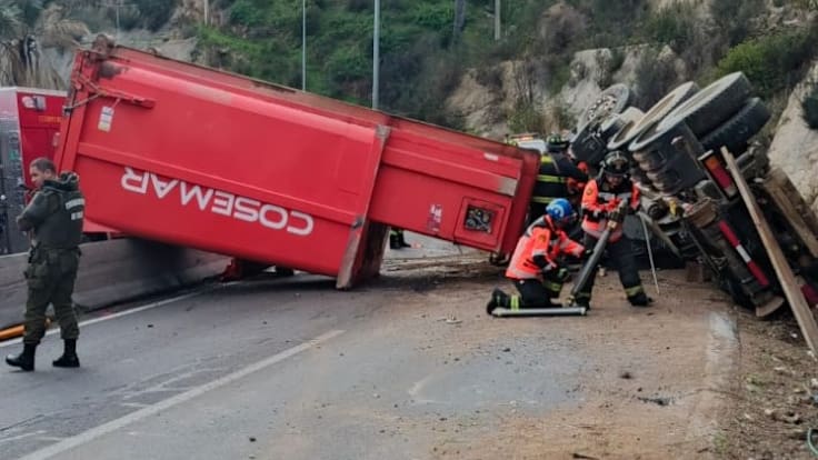 Accidente en ruta Las Palmas deja un fallecido y un herido grave en la ciudad de Viña del Mar