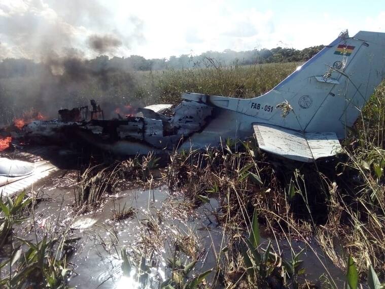 El accidente fatal de un un avión bimotor en Bolivia