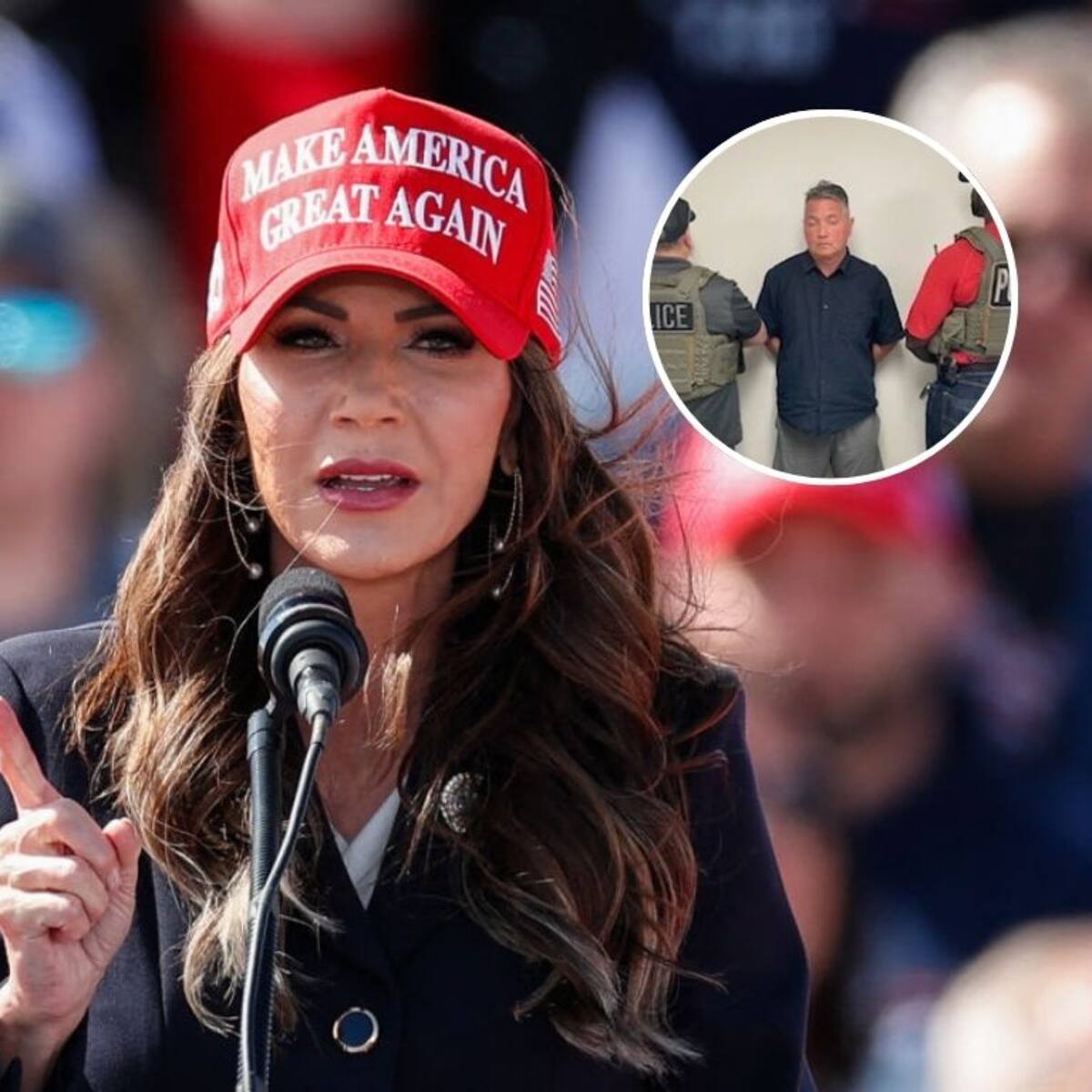 Reportan detención de segundo chileno en EE.UU. por robar cartera a la secretaria de Seguridad de Trump