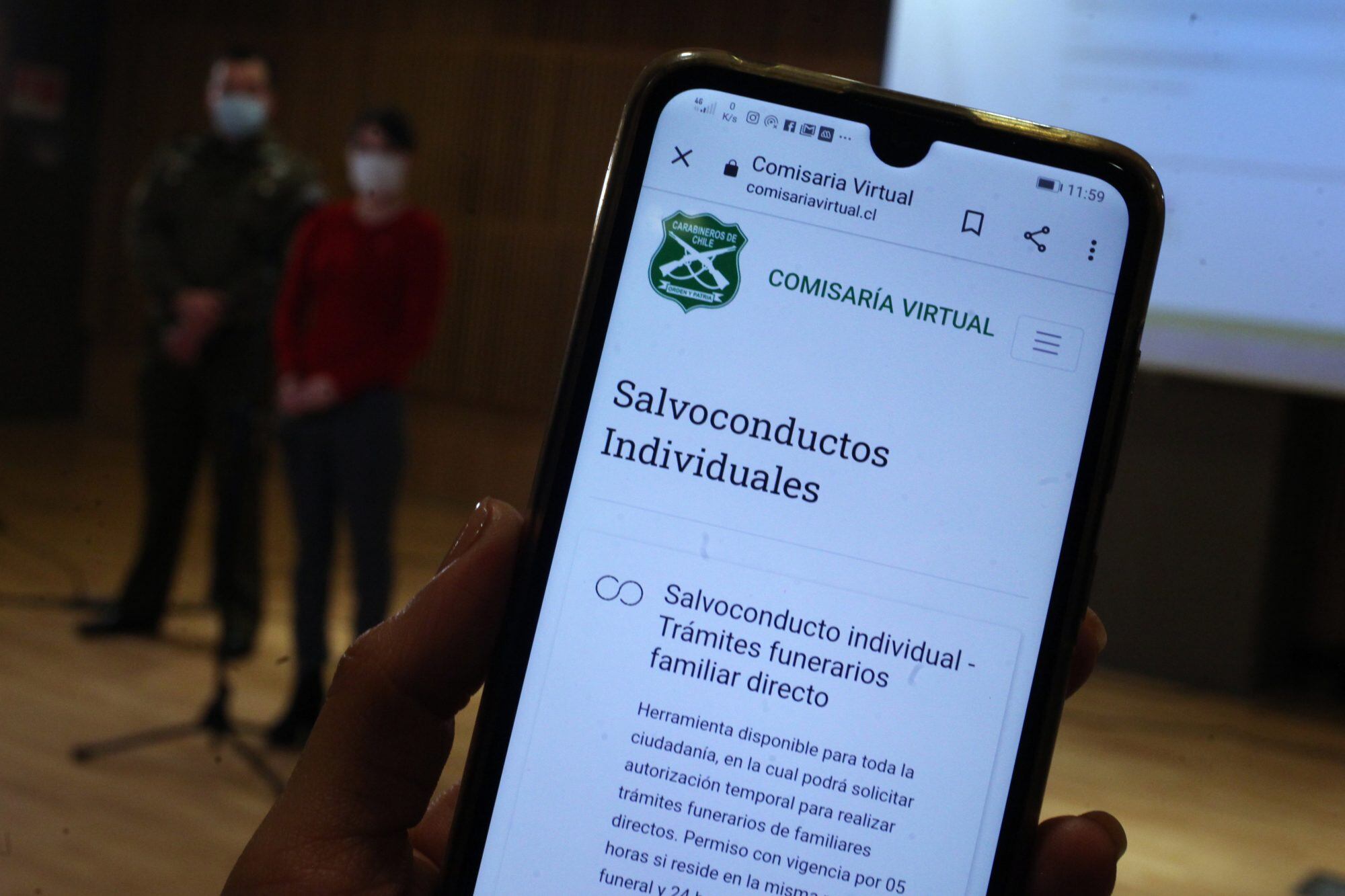 03 DE AGOSTO DE 2020/SANTIAGO
Dan a conocer las nuevas medidas que se requerirán a futuro para solicitar permisos, haciendo más seguro el sistema de comisariavirtual.cl, Santiago.
FOTO: AILEN DÍAZ/AGENCIAUNO