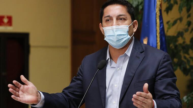 19 DE ABRIL DE 2022/VALPARAISOEl diputado Jorge Durán ofrece un punto de prensa en la Cámara de Diputados.
FOTO: LEONARDO RUBILAR CHANDIA/AGENCIAUNO