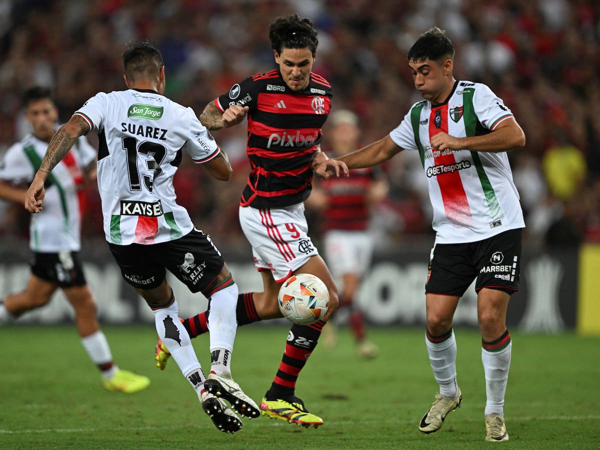 Palestino cae en su visita al Flamengo de Erick Pulgar y se complica en la Copa Libertadores