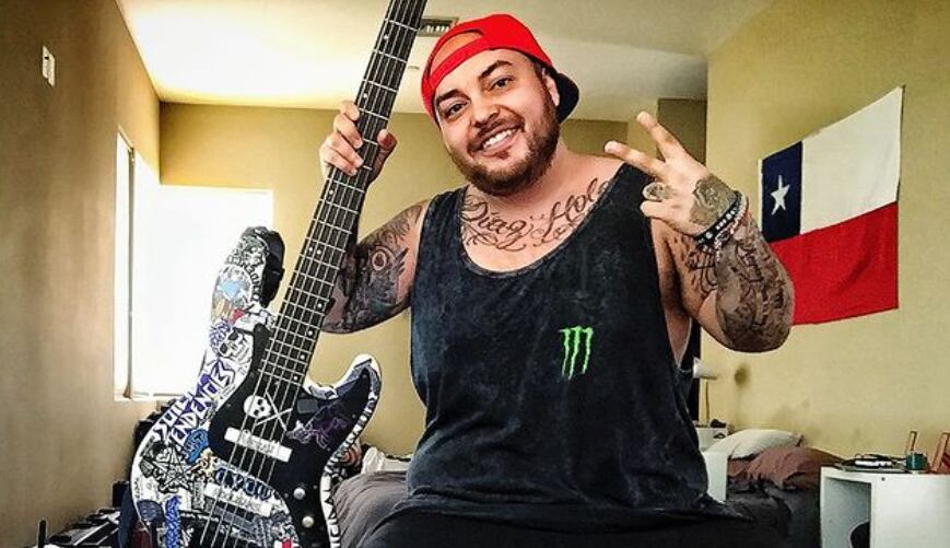 Ra Díaz, bajista chileno de Korn en su gira | Instagram