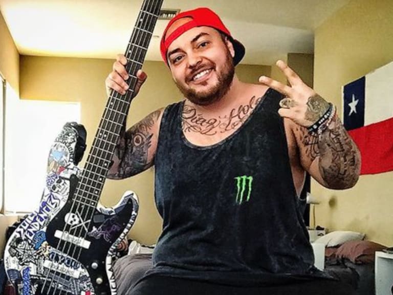 Ra Díaz, bajista chileno de Korn en su gira | Instagram