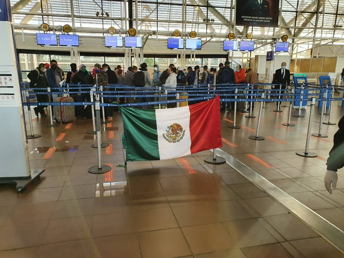 Ciudadanos mexicanos varados en Chile regresaron a su país: la mayoría eran trabajadores agrícolas