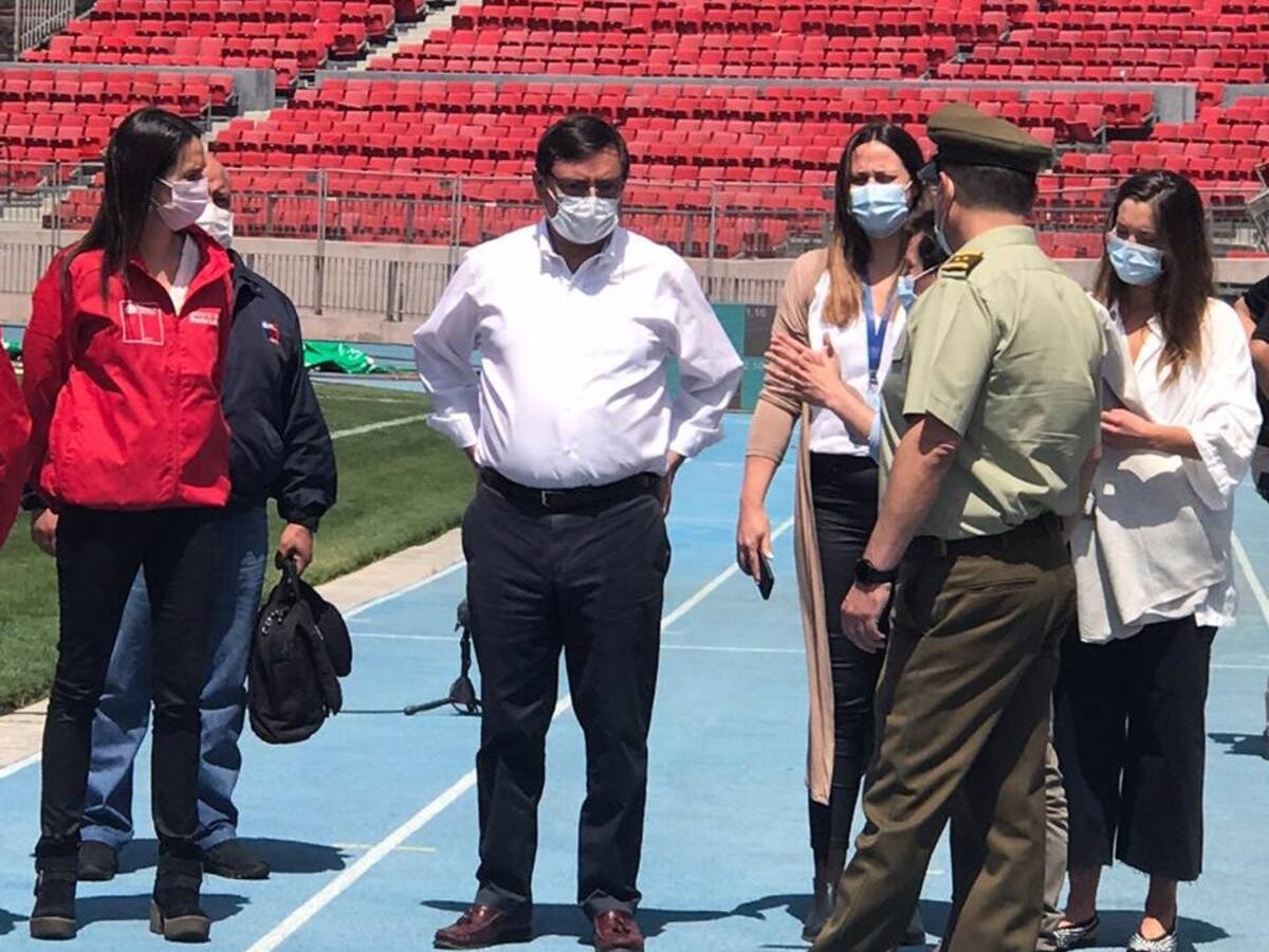 Autoridades fiscalizaron el Estadio Nacional en la previa al duelo entre Chile y Colombia