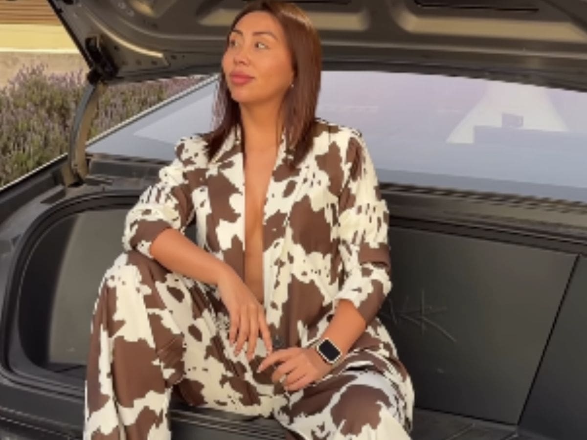 Naya Fácil sorprende en redes sociales con importante cambio en su auto Tesla: los detalles de la transformación