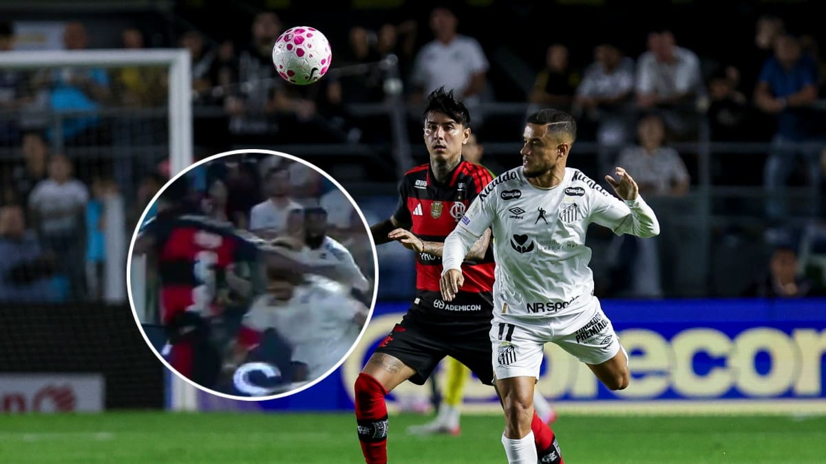 Erick Pulgar hizo enojar a Neymar con un duro manotazo y el brasileño no perdonó: doblete para amargar al Flamengo