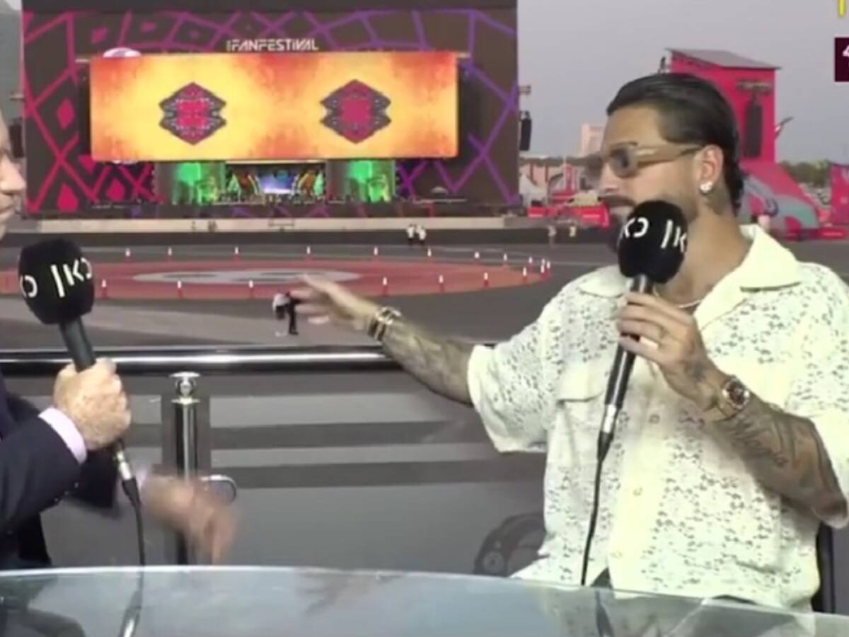 «Eso no se hace, eres grosero»: la furiosa reacción de Maluma tras ser consultado por los Derechos Humanos en Qatar
