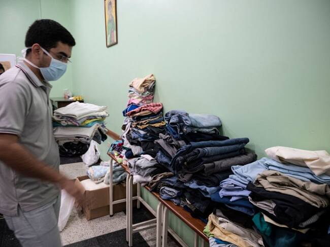 Ayuda humanitaria se prepara en el barrio El Buen Pastor de Mérida
