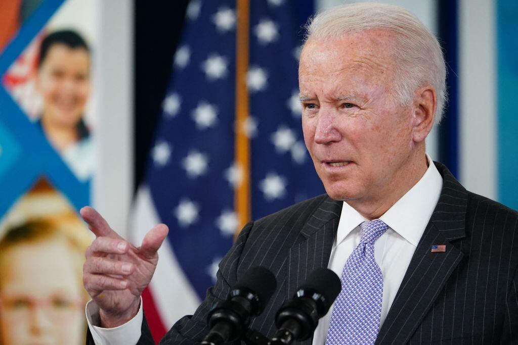 El mandatario demócrata Joe Biden en un acto oficial en la Casa Blanca