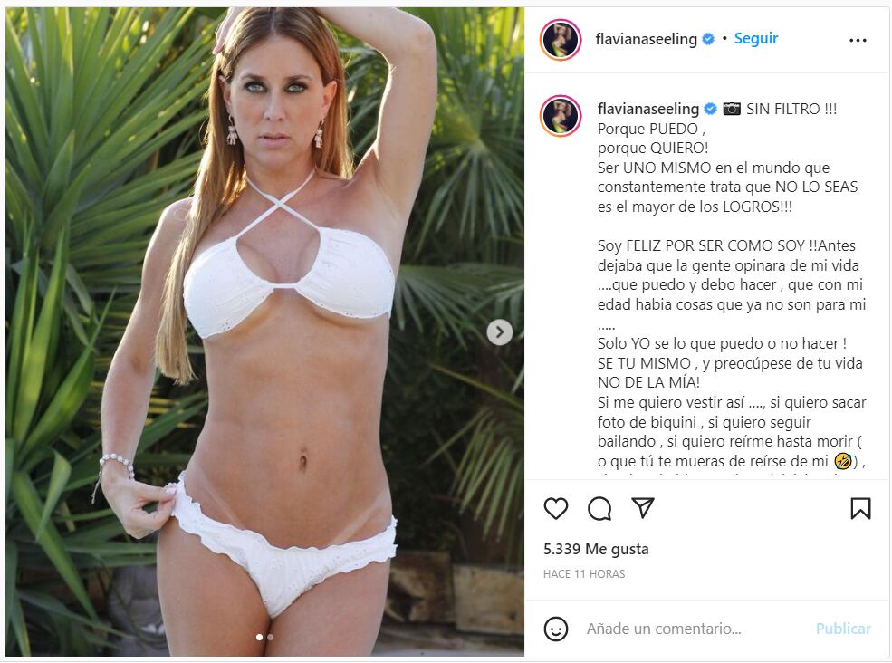 Sin filtro: Flaviana compartió una foto sin edición con potente reflexión