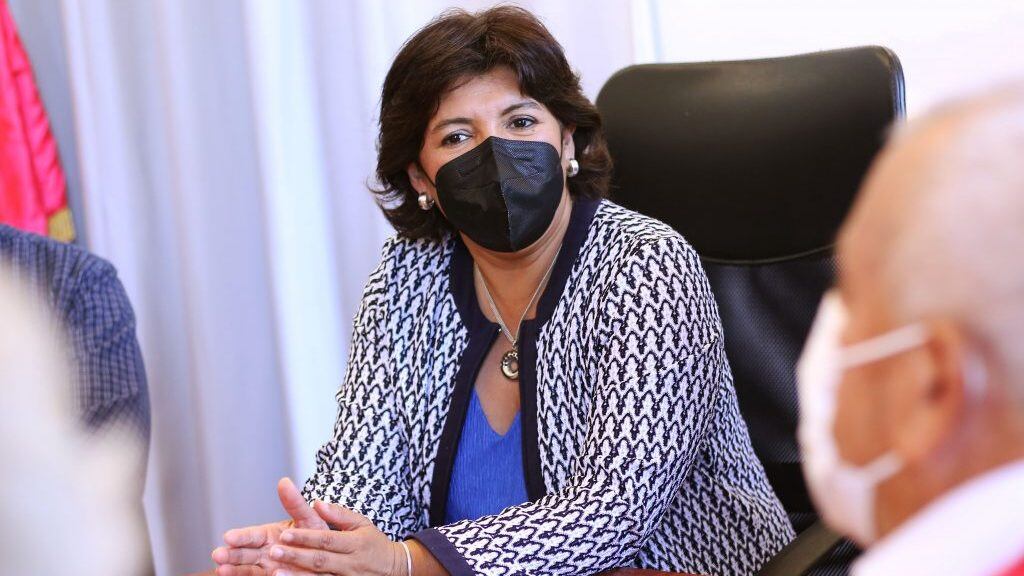 20 DE NOVIEMBRE DE 2021/FREIRINALa candidata presidencial del Nuevo Pacto Social, Yasna Provoste Campillay, visita la comuna de Freirina, a un día de las elecciones presidenciales.
FOTO: LEONARDO RUBILAR CHANDIA/AGENCIAUNO