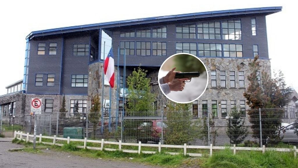 Detienen a tres estudiantes por porte de armas al interior de liceo en Puerto Montt