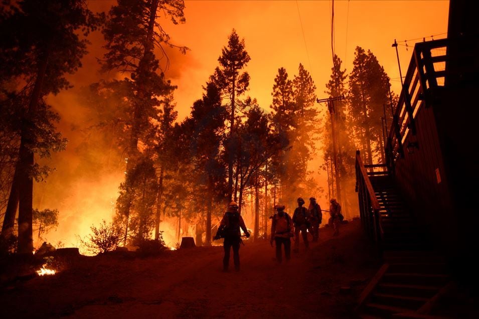 Incendio forestal en California
